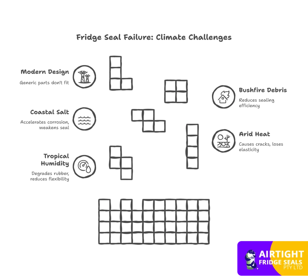 Climate-Specific Warning Signs of a Failing Fridge Seal in Australia