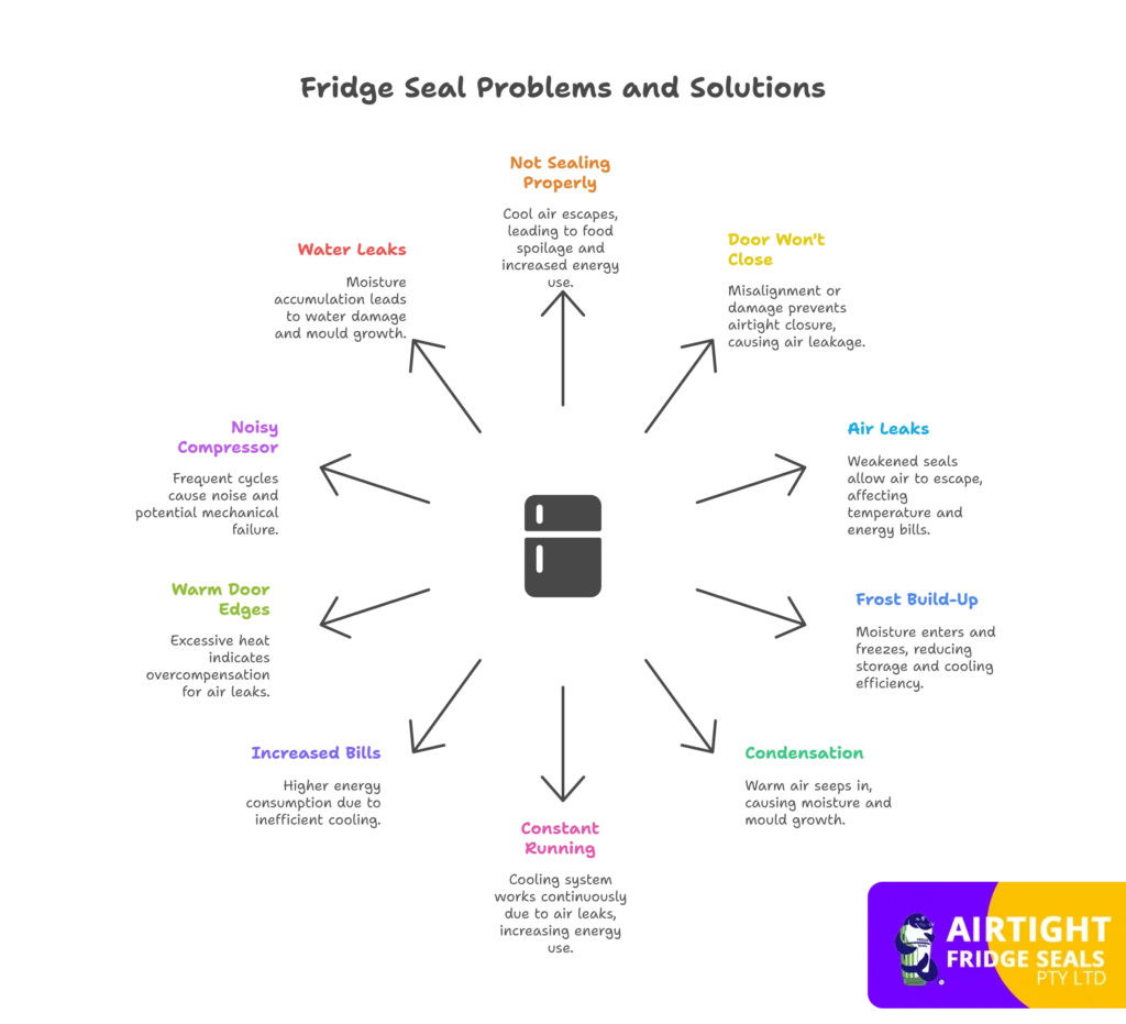 Common Fridge Seal Problems & Simple Troubleshooting Guide replacement fridge door seal Australia